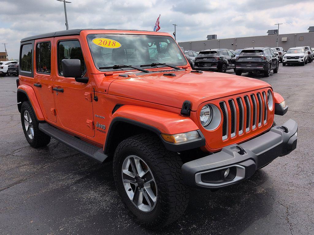 used 2018 Jeep Wrangler Unlimited car, priced at $24,507