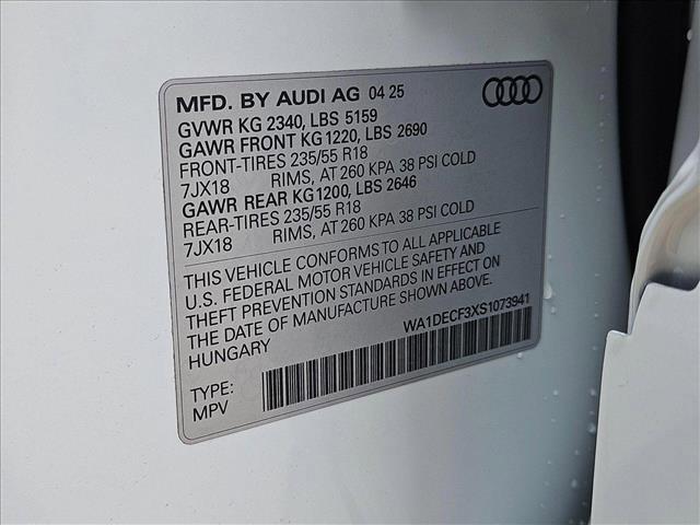 new 2025 Audi Q3 car, priced at $42,325