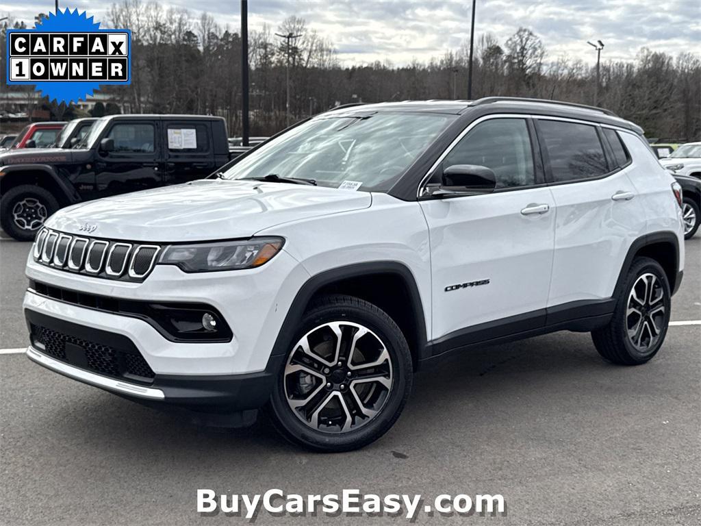 used 2022 Jeep Compass car, priced at $20,408