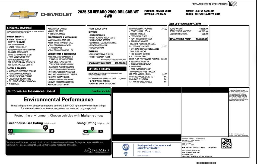 used 2025 Chevrolet Silverado 2500 car, priced at $40,995