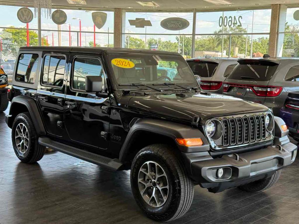 used 2024 Jeep Wrangler car, priced at $28,495