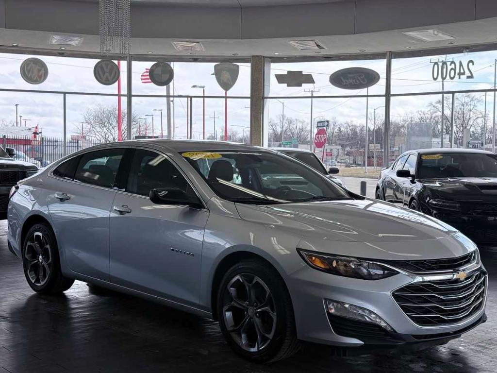 used 2021 Chevrolet Malibu car, priced at $10,000