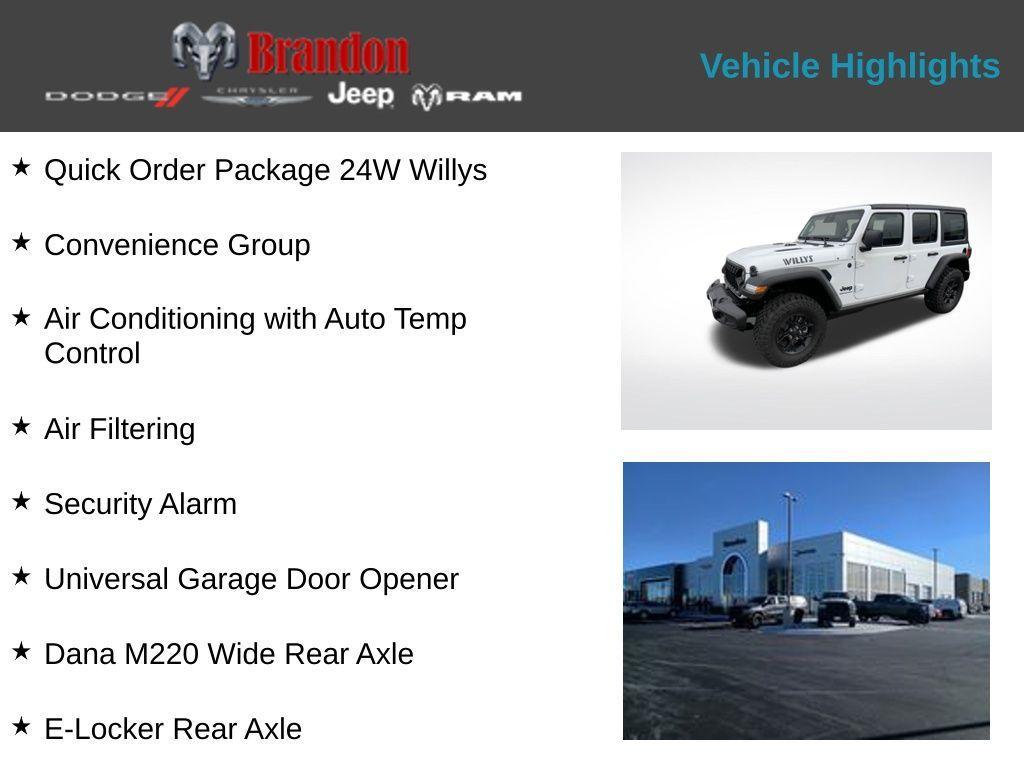 new 2026 Jeep Wrangler car, priced at $47,570