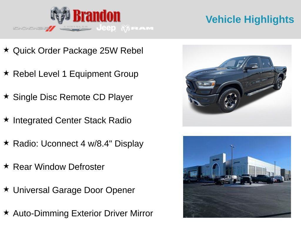 used 2019 Ram 1500 car, priced at $39,165