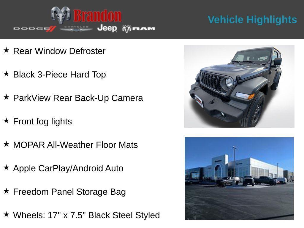new 2026 Jeep Wrangler car, priced at $39,106