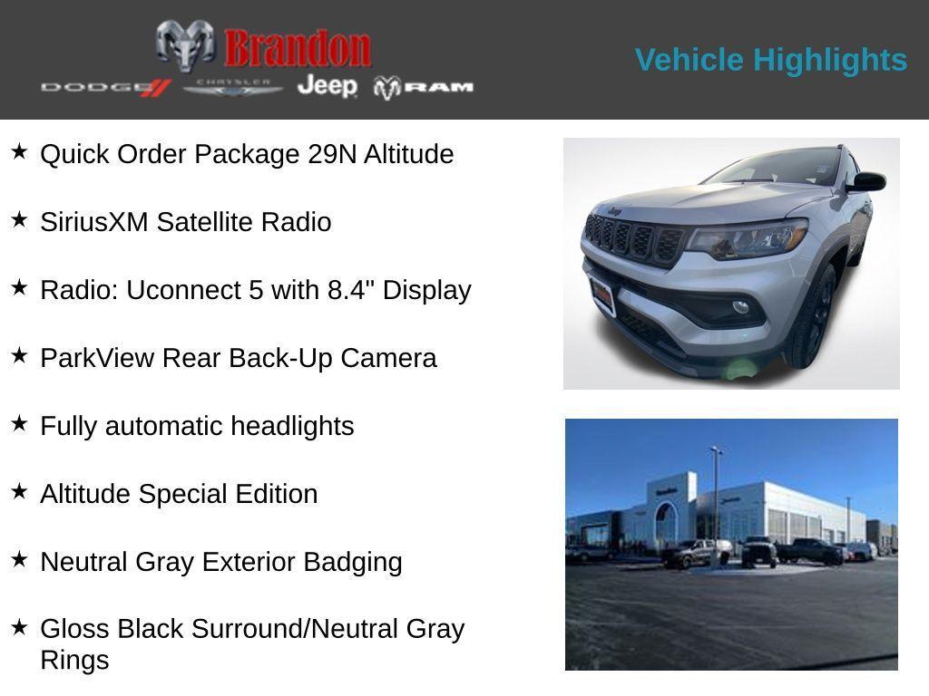 new 2026 Jeep Compass car, priced at $30,280