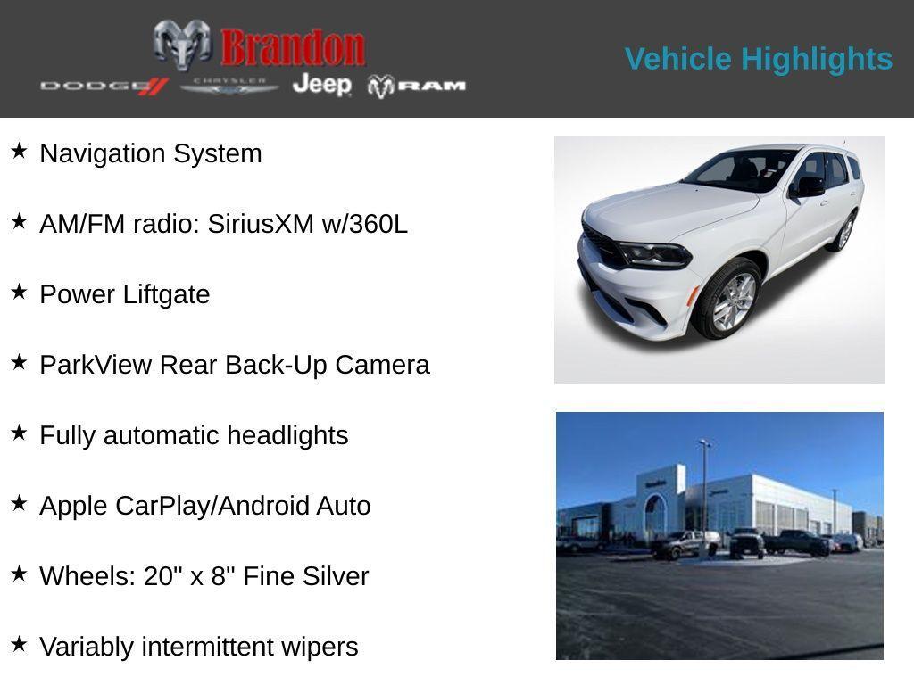 new 2026 Dodge Durango car, priced at $40,109