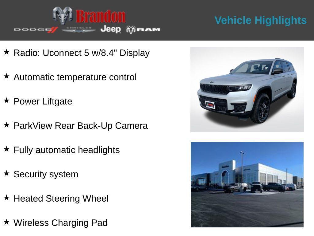 new 2025 Jeep Grand Cherokee L car, priced at $40,305