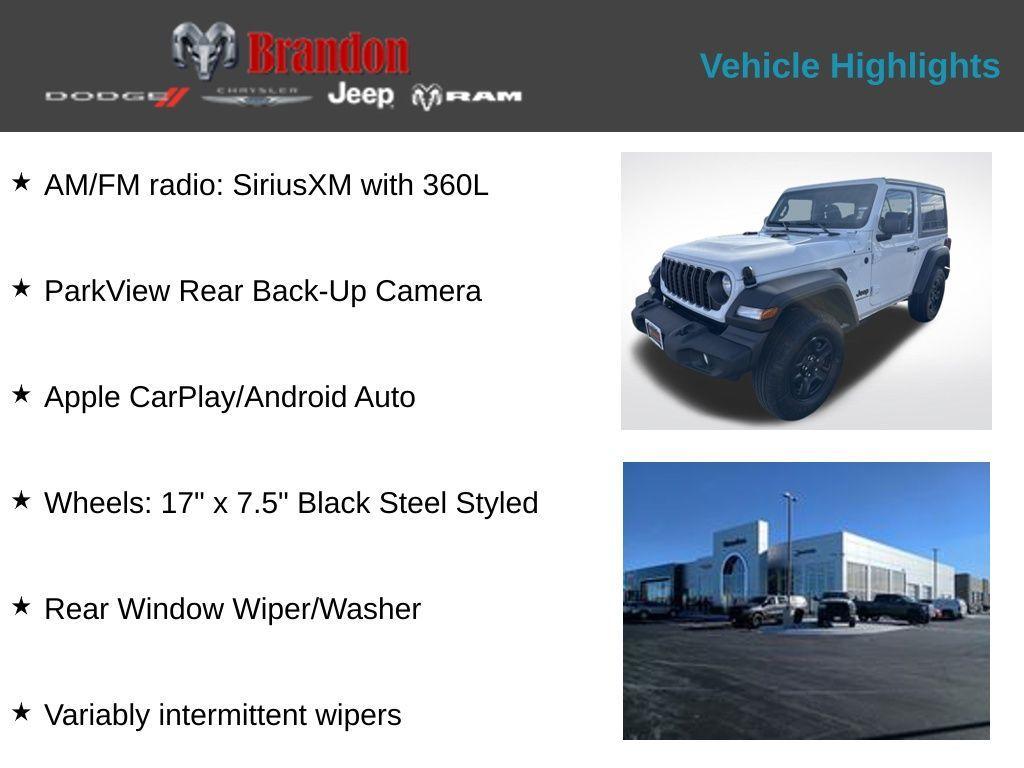 new 2026 Jeep Wrangler car, priced at $38,120