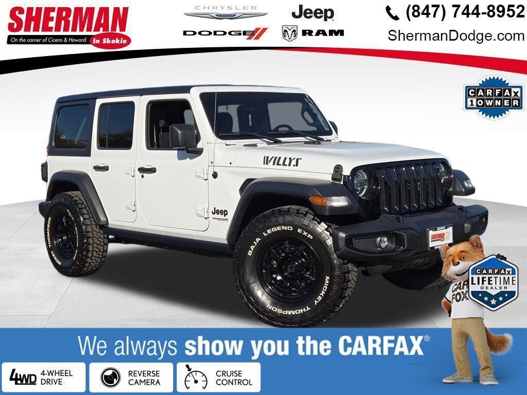 used 2021 Jeep Wrangler car, priced at $29,080