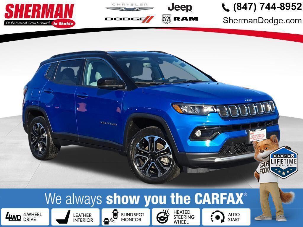 used 2022 Jeep Compass car, priced at $21,840