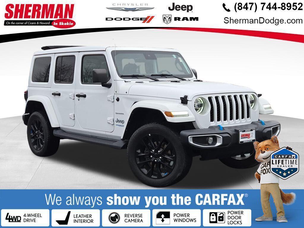 used 2022 Jeep Wrangler Unlimited 4xe car, priced at $32,860