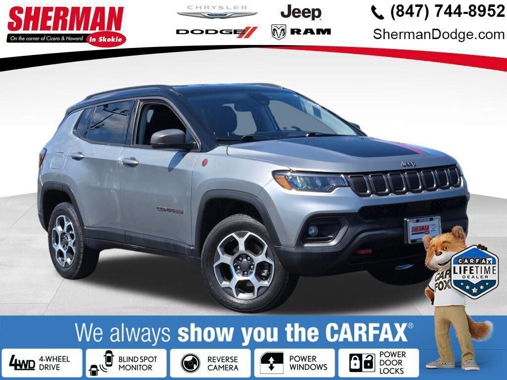 used 2022 Jeep Compass car, priced at $26,500