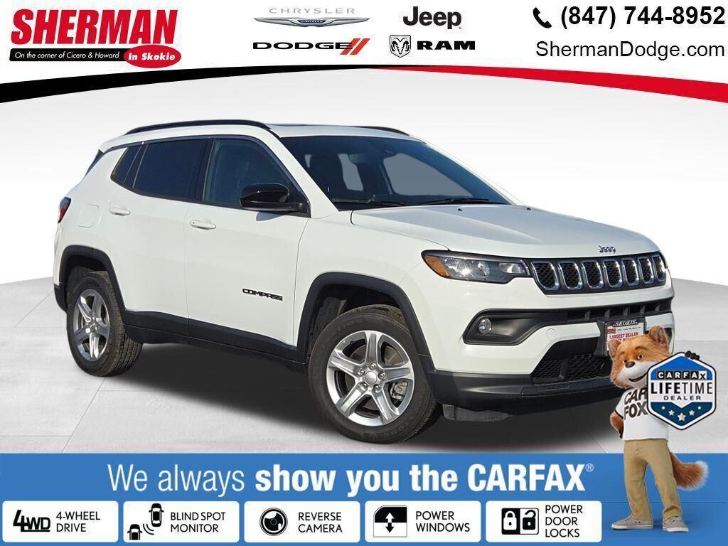 used 2023 Jeep Compass car, priced at $22,880