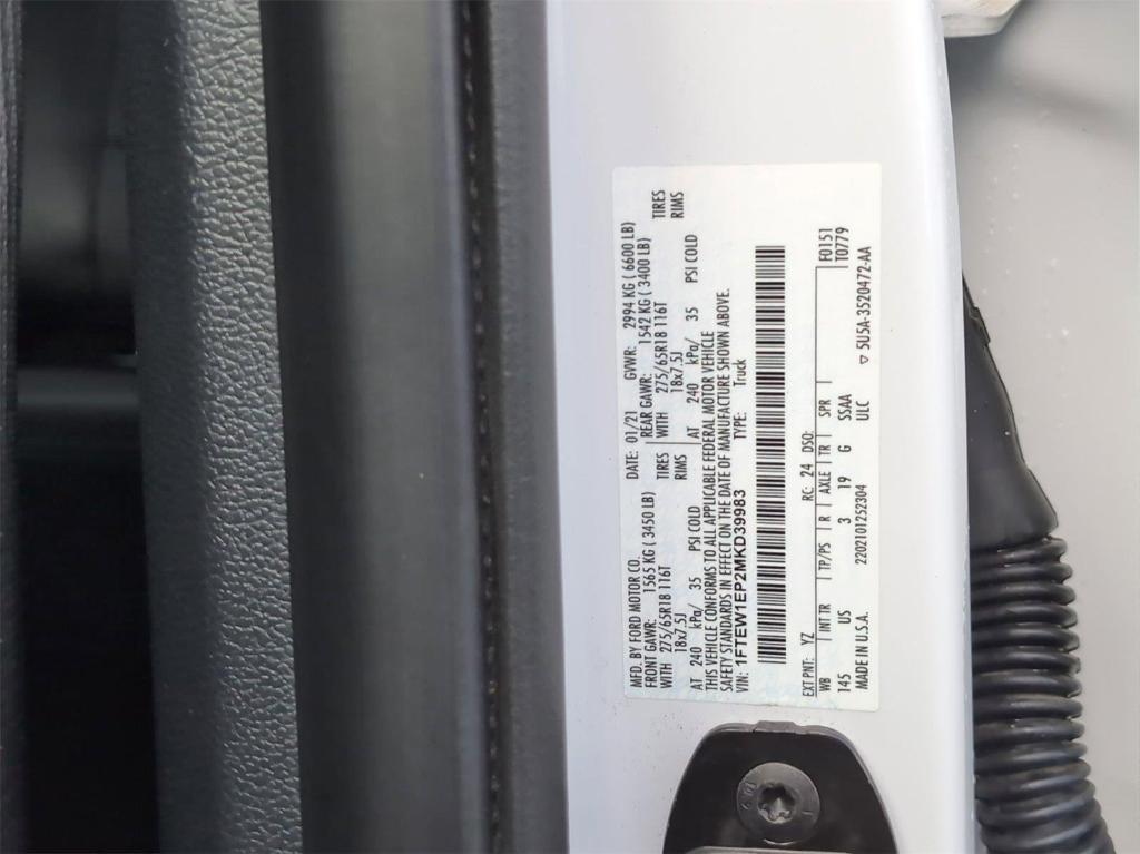used 2021 Ford F-150 car, priced at $28,324
