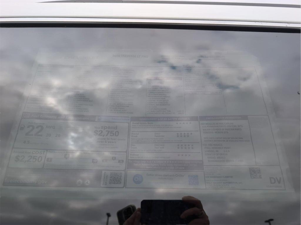 new 2026 Chevrolet Traverse car, priced at $45,801