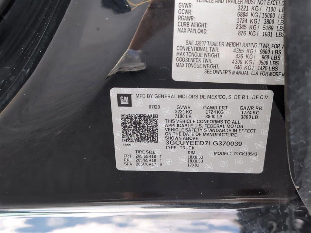 used 2020 Chevrolet Silverado 1500 car, priced at $24,999