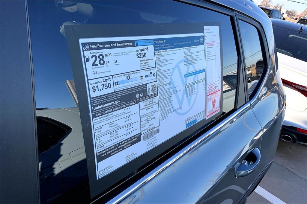 new 2026 Volkswagen Taos car, priced at $32,526