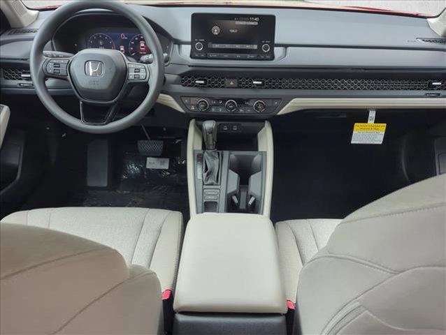 new 2025 Honda Accord car, priced at $30,750