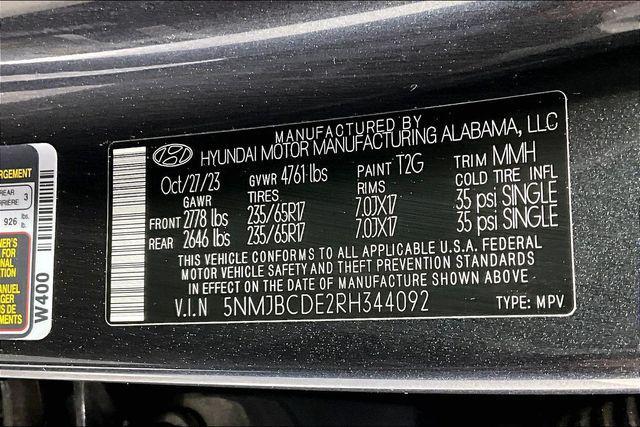 used 2024 Hyundai Tucson car, priced at $19,377