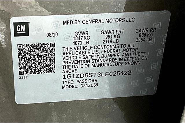 used 2020 Chevrolet Malibu car, priced at $10,580