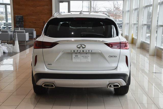 new 2025 INFINITI QX50 car, priced at $39,988