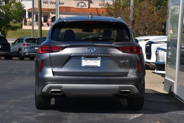 used 2025 INFINITI QX50 car, priced at $34,889