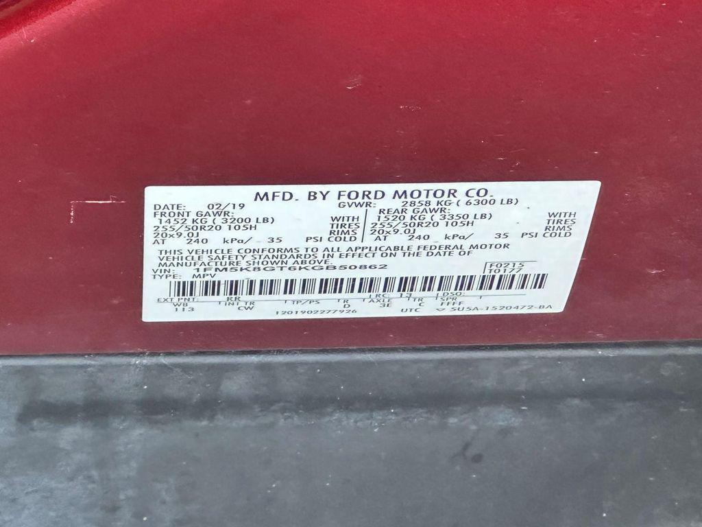 used 2019 Ford Explorer car, priced at $20,995