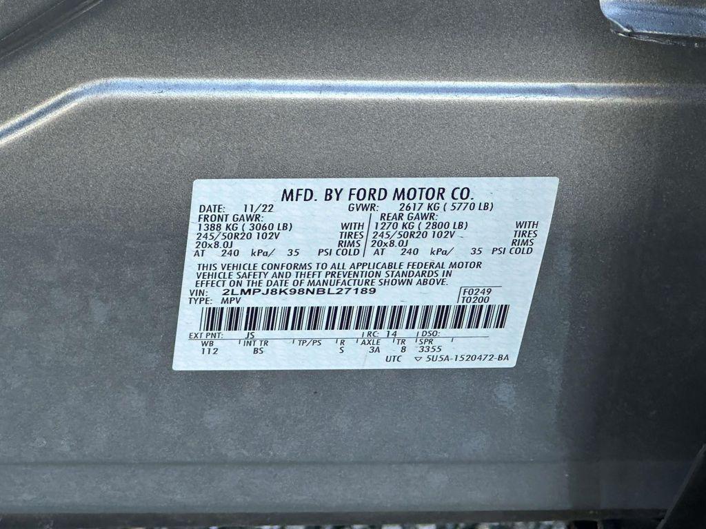 used 2022 Lincoln Nautilus car, priced at $31,645