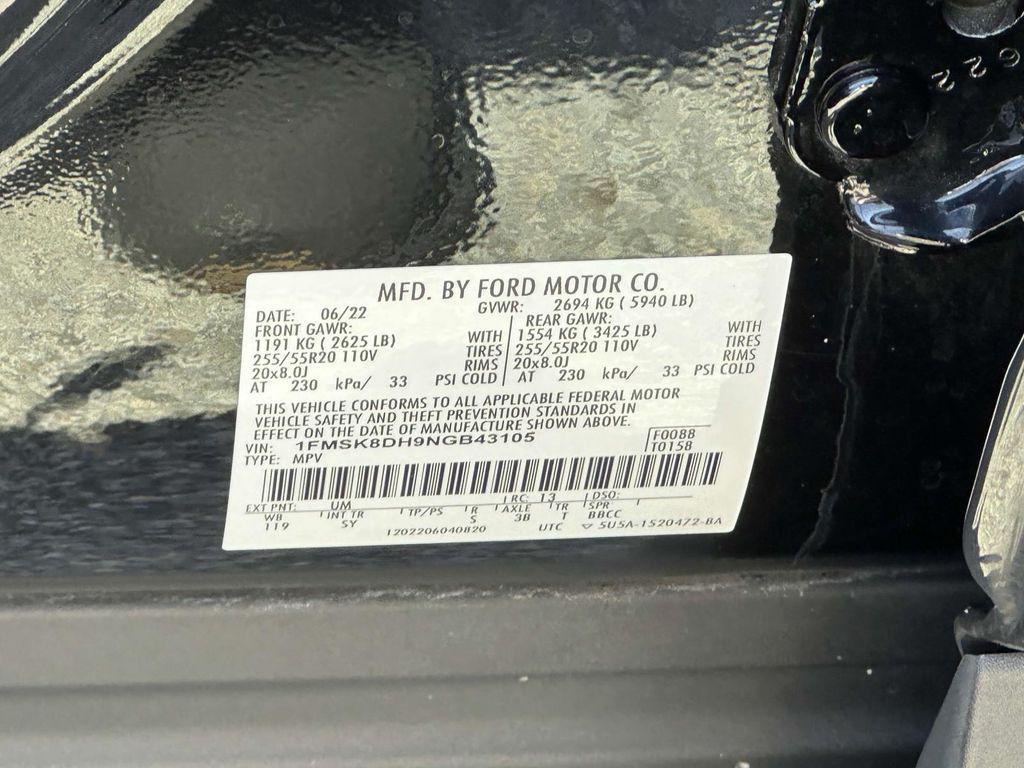 used 2022 Ford Explorer car, priced at $29,995