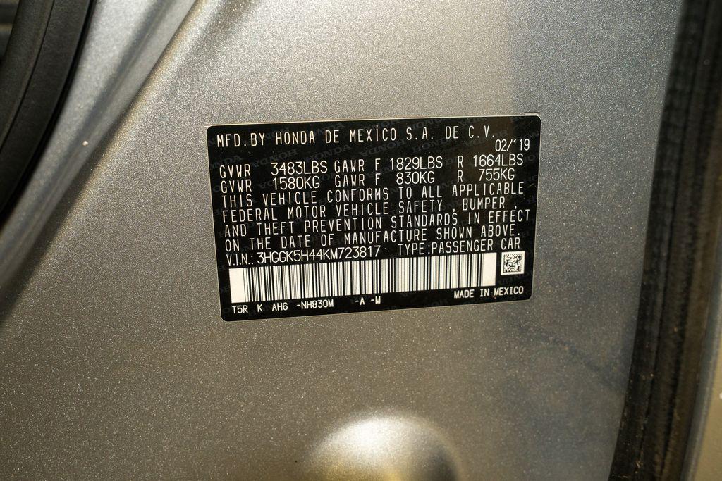 used 2019 Honda Fit car, priced at $15,644