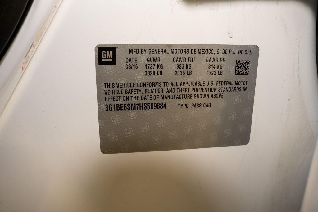 used 2017 Chevrolet Cruze car, priced at $10,260