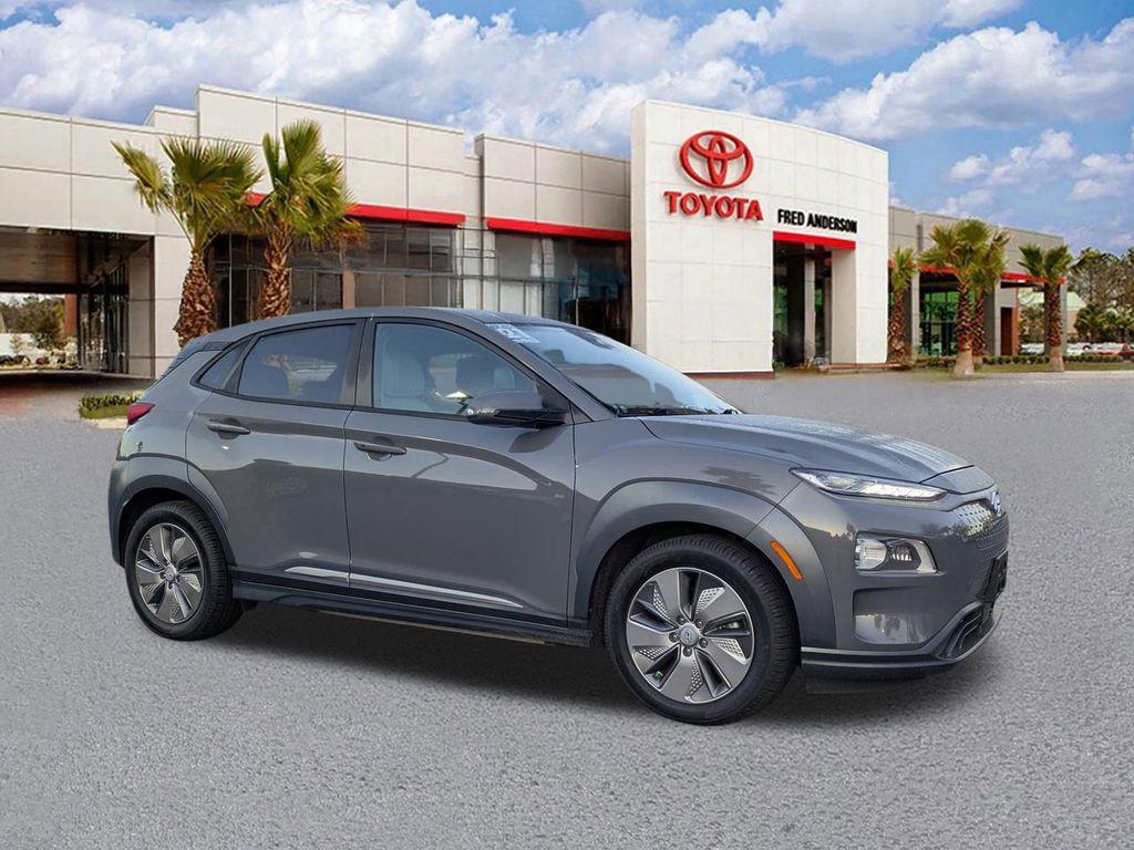 used 2021 Hyundai Kona EV car, priced at $14,991