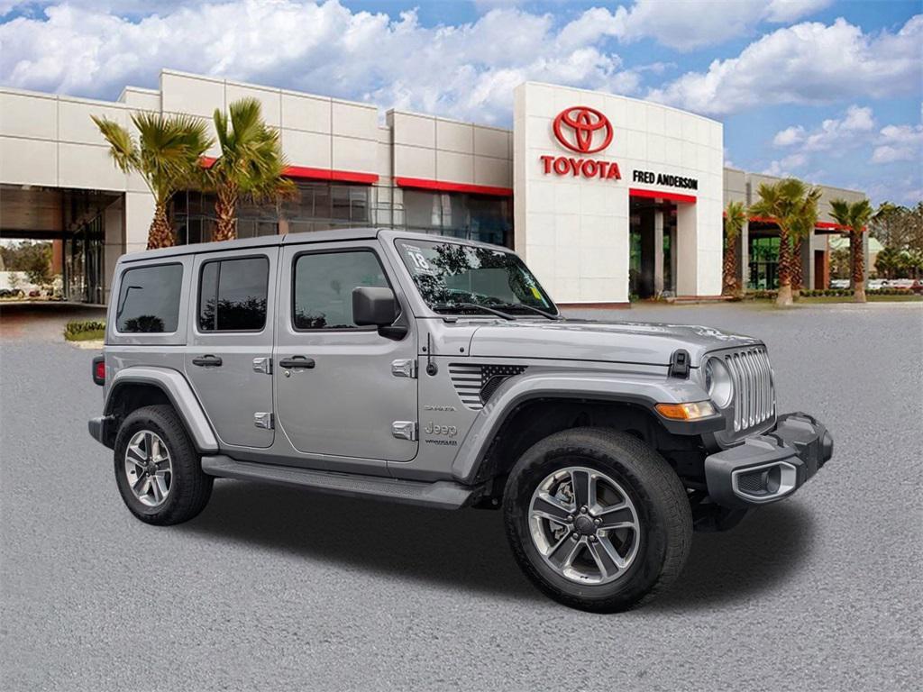 used 2018 Jeep Wrangler Unlimited car, priced at $23,991