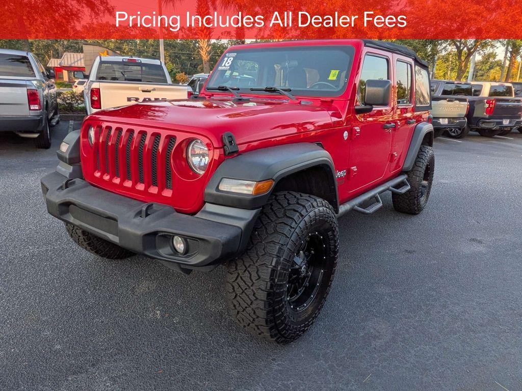 used 2018 Jeep Wrangler Unlimited car, priced at $20,431