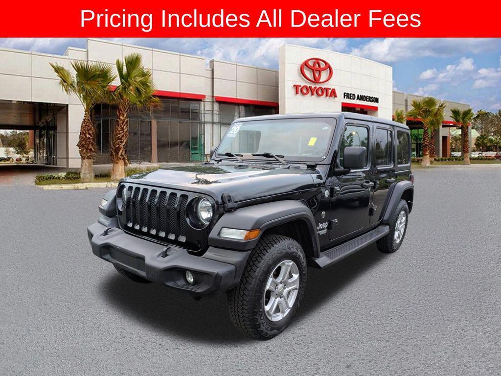 used 2020 Jeep Wrangler Unlimited car, priced at $22,671