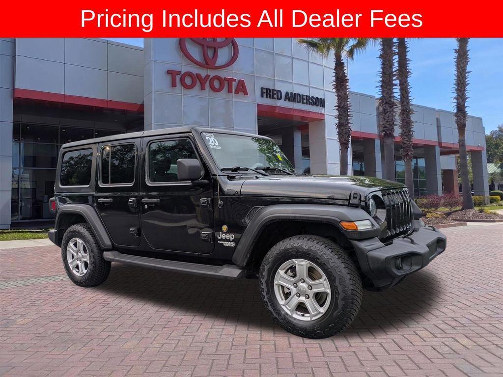 used 2020 Jeep Wrangler Unlimited car, priced at $22,671