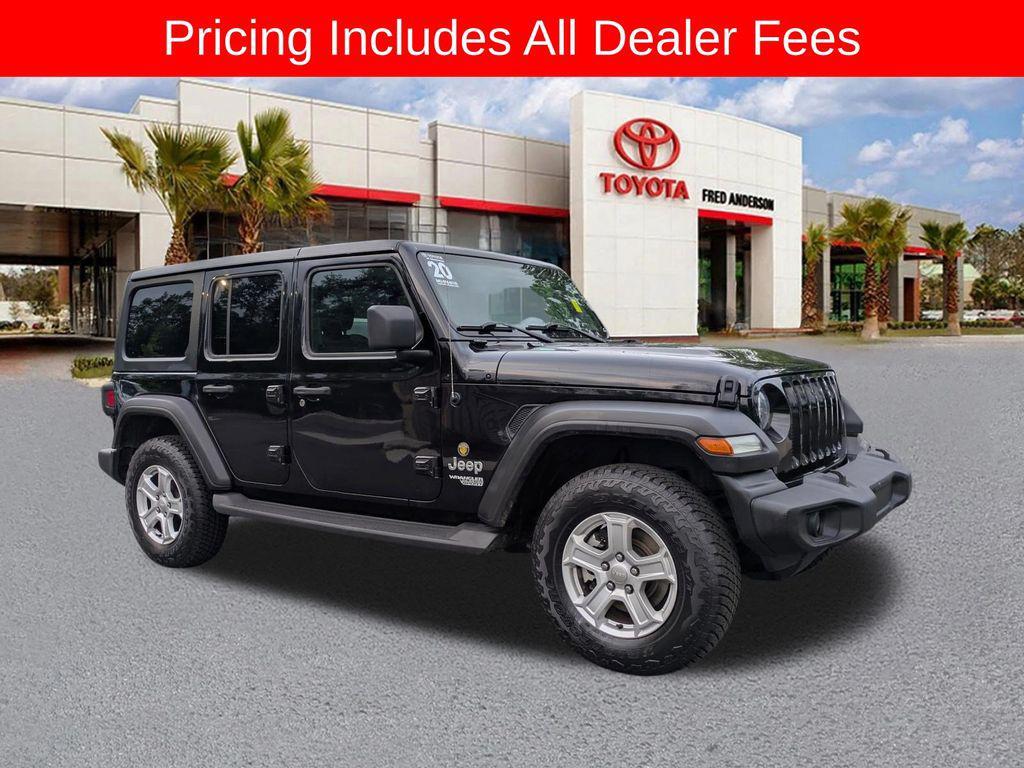 used 2020 Jeep Wrangler Unlimited car, priced at $22,671