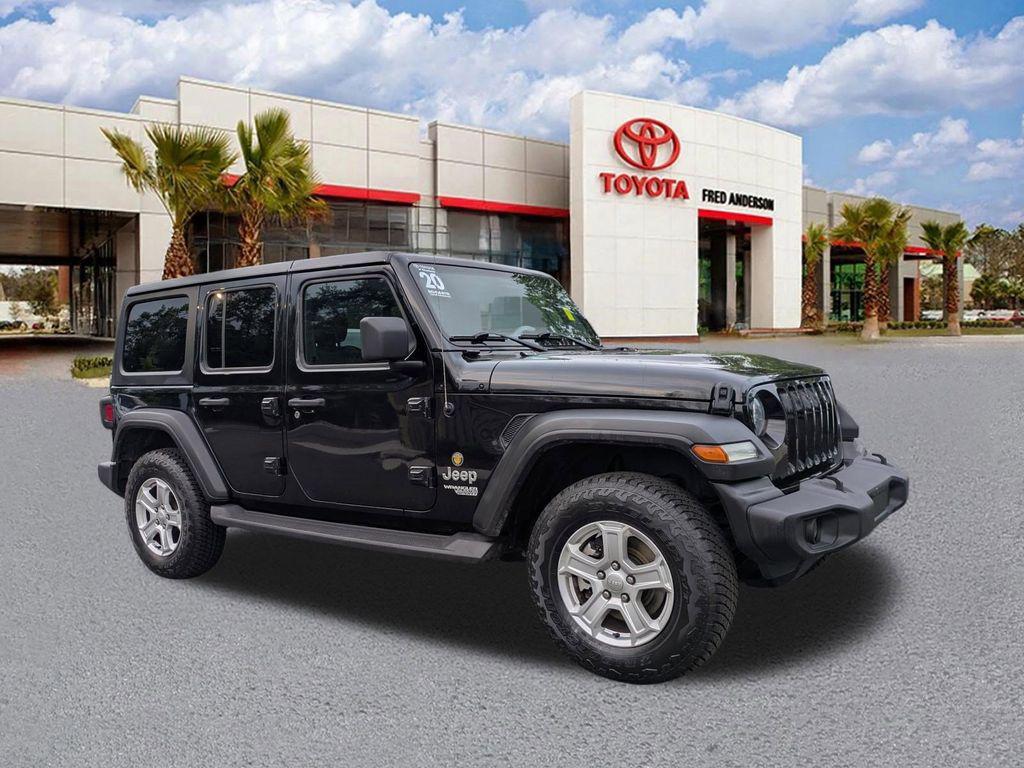 used 2020 Jeep Wrangler Unlimited car, priced at $22,231