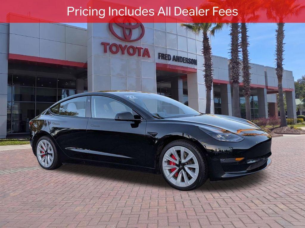 used 2022 Tesla Model 3 car, priced at $30,071