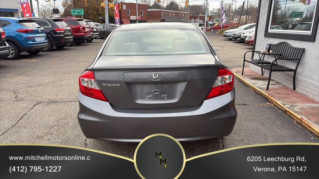 used 2012 Honda Civic car, priced at $6,995