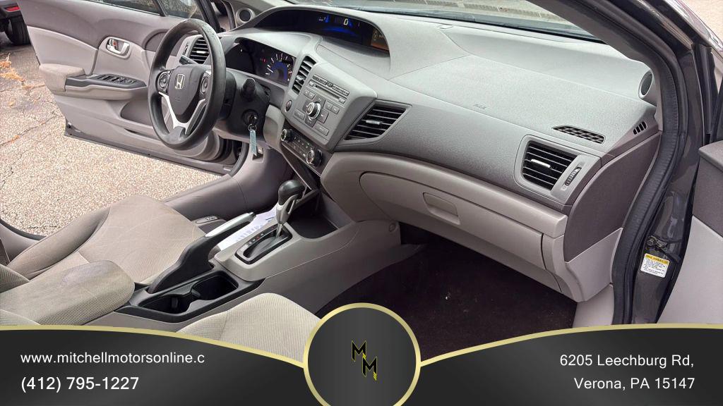 used 2012 Honda Civic car, priced at $6,995