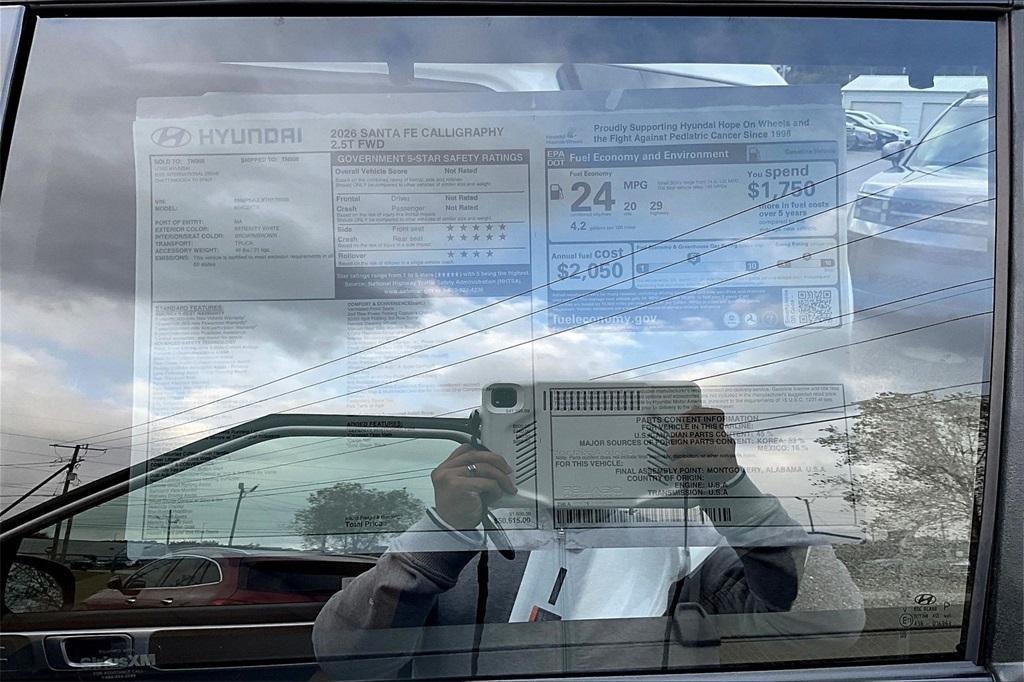 new 2026 Hyundai Santa Fe car, priced at $46,424