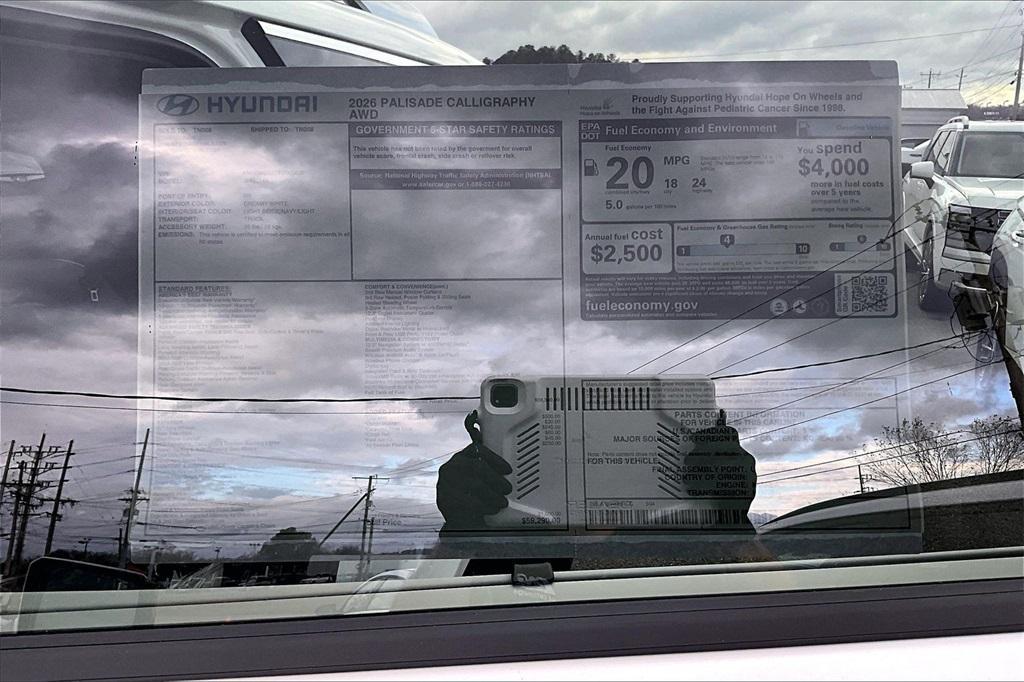 new 2026 Hyundai Palisade car, priced at $53,979