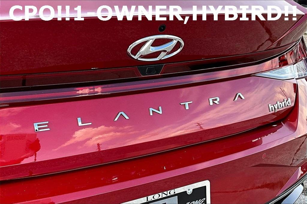 used 2023 Hyundai ELANTRA HEV car, priced at $19,988