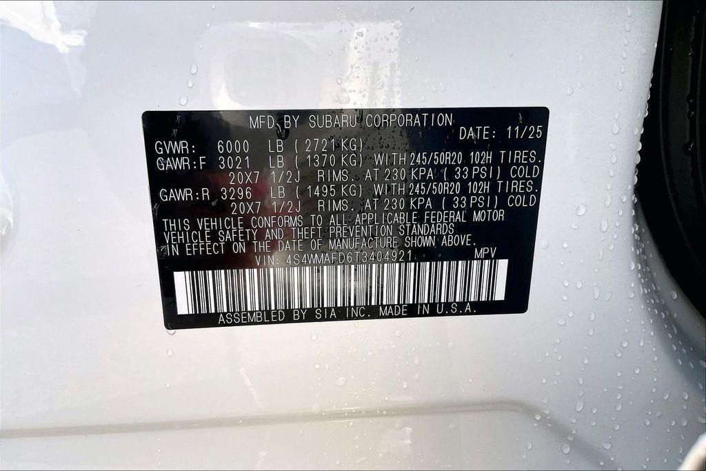 new 2026 Subaru Ascent car, priced at $50,805