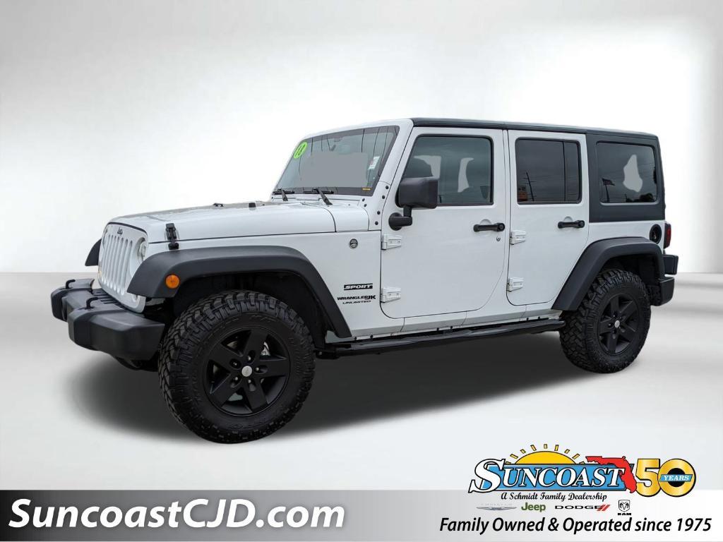 used 2018 Jeep Wrangler JK Unlimited car, priced at $19,384