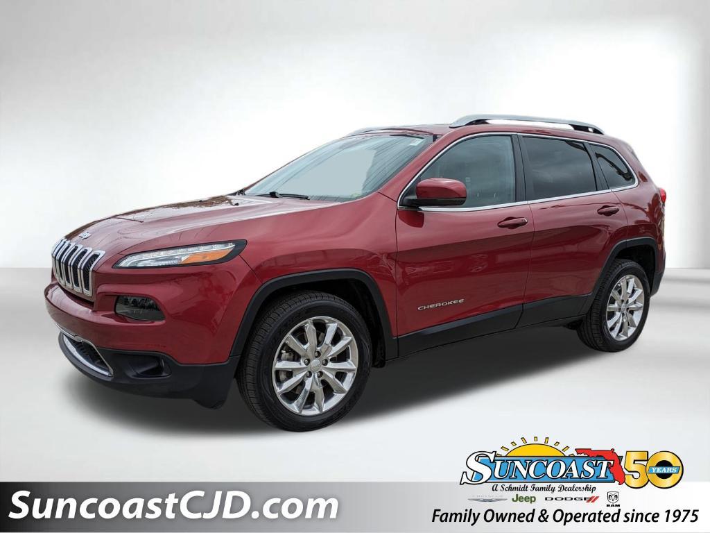 used 2017 Jeep Cherokee car, priced at $15,589