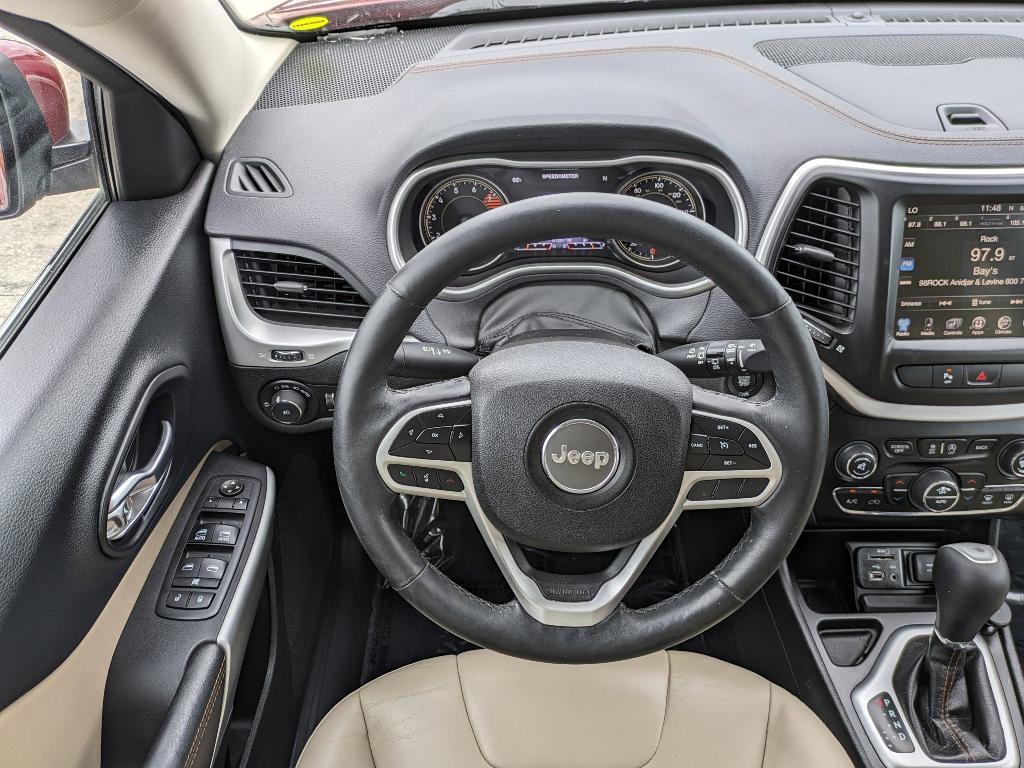 used 2017 Jeep Cherokee car, priced at $15,589