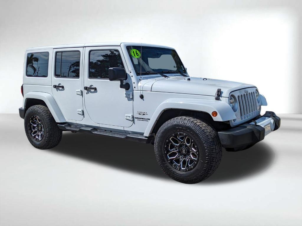 used 2016 Jeep Wrangler Unlimited car, priced at $19,869